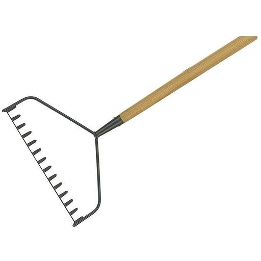 Kent & Stowe Carbon Steel Long Handled Soil Rake, FSC® Kent & Stowe - Town Tools