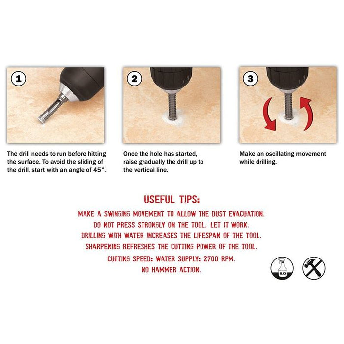 Irwin® Diamond Drill Bit 5mm IRWIN® - Town Tools