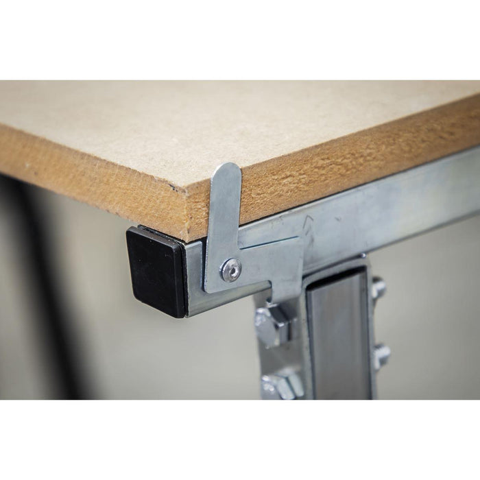 Sealey Fold Down Telescopic Trestle 200kg Capacity - Pair FDT32 Sealey - Town Tools 