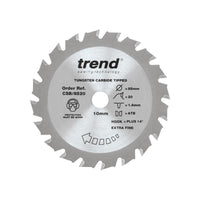 Trend CraftPro Mini Saw Blade 85 x 10mm x 20T