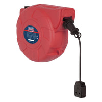 Sealey Cable Reel System Retractable 25m 1 x 230V Socket CRM251