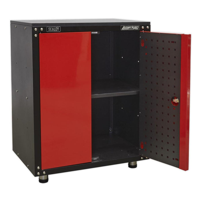 Sealey Modular 2 Door Cabinet with Worktop 665mm APMS81 Sealey - Town Tools 