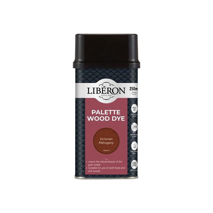 Liberon Palette Wood Dye Victoria Mahogany 250ml Liberon - Town Tools