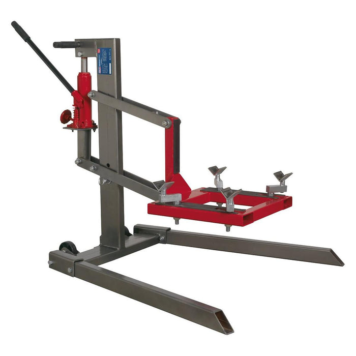 Sealey Single Post Hydraulic Motorcycle Lift 450kg Capacity MCL500