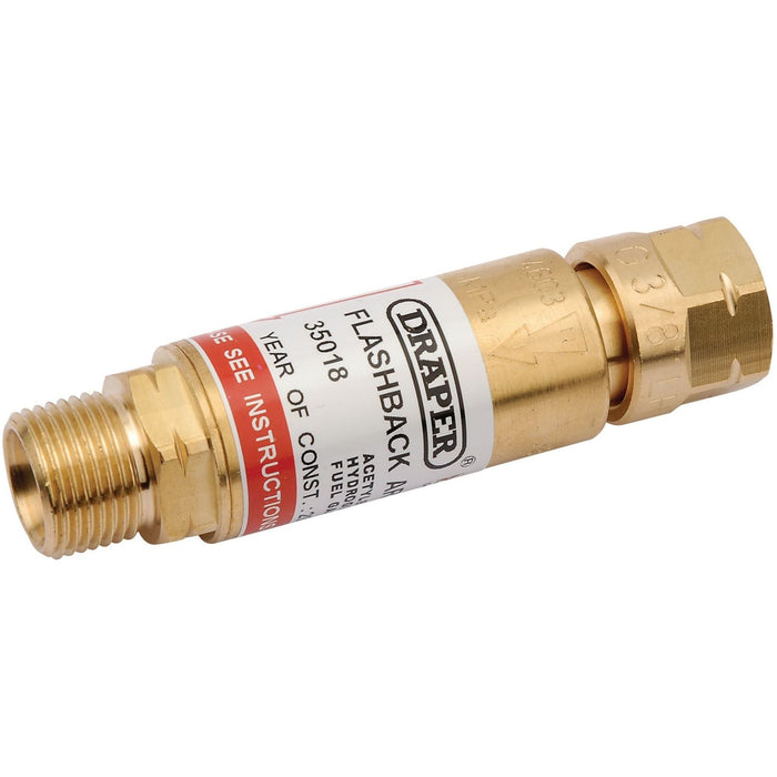 Draper In-Line Fuel Flashback Arrestor 35018 Draper - Town Tools 