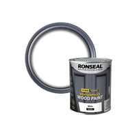 Ronseal 10 Year Weatherproof Wood Paint White Gloss 750ml