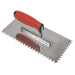 Sealey Stainless Steel 6mm Notched Trowel with Rubber Handle 270mm T7806 Sealey - Town Tools 