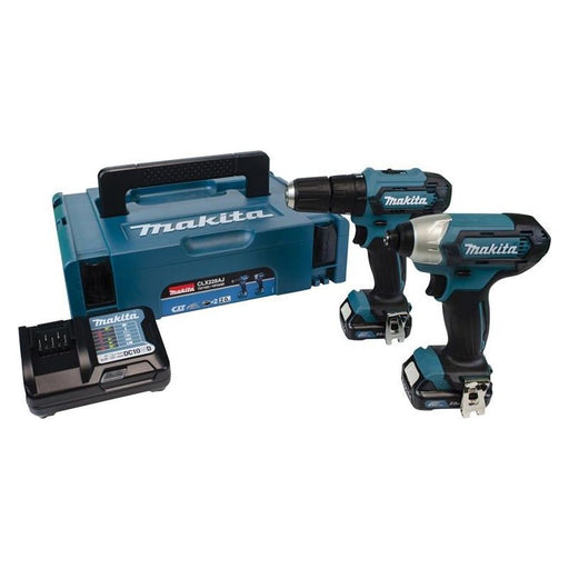 Makita CLX228AJ 12Vmax CXT Twin Pack 12V 2 x 2.0Ah Makita - Town Tools