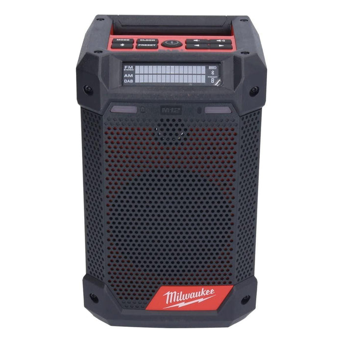 Milwaukee M12 Dab Radio And Charger (Bare Unit) 4933472115 Milwaukee - Town Tools 