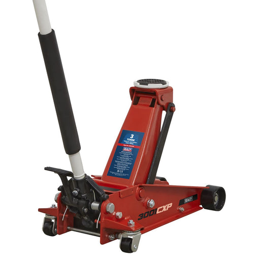 Sealey Trolley Jack with Foot Pedal 3 Tonne 3001CXP Sealey - Town Tools 