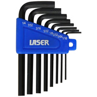 Laser Imperial Hex Key Set 8pc 0267