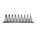 Teng Tools 3/8" TPX Bit Socket Clip Rail Set 9 Pieces Teng Tools - Town Tools 