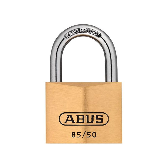Abus Mechanical 85/50mm Brass Padlock Keyed Alike 270 ABUS Mechanical - Town Tools