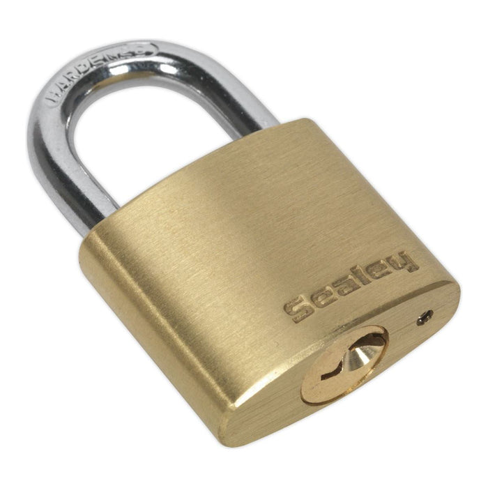 Sealey Brass Body Padlock 30mm PL100 Sealey - Town Tools 