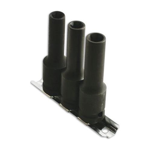 Laser Impact Star Socket Set 1/2"D 3pc 4873 Laser - Town Tools 