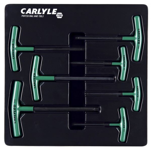 Carlyle Tools Star Key Set - T-Handle - Star