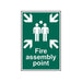 Scan Fire Assembly Point - PVC Sign 200 x 300mm Scan - Town Tools