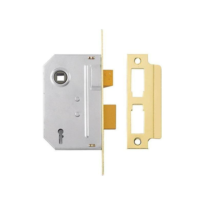 Yale Locks PM246 Internal 2 Lever Mortice Sashlock Polished Brass 80mm 3in Yale Locks - Town Tools
