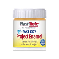 Plastikote Fast Dry Enamel Paint B11 Bottle Sunshine Yellow 59ml