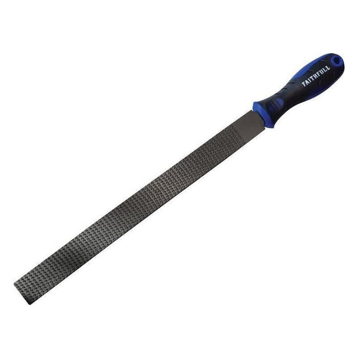 Faithfull Handled Flat Wood Rasp 300mm (12in) Faithfull - Town Tools
