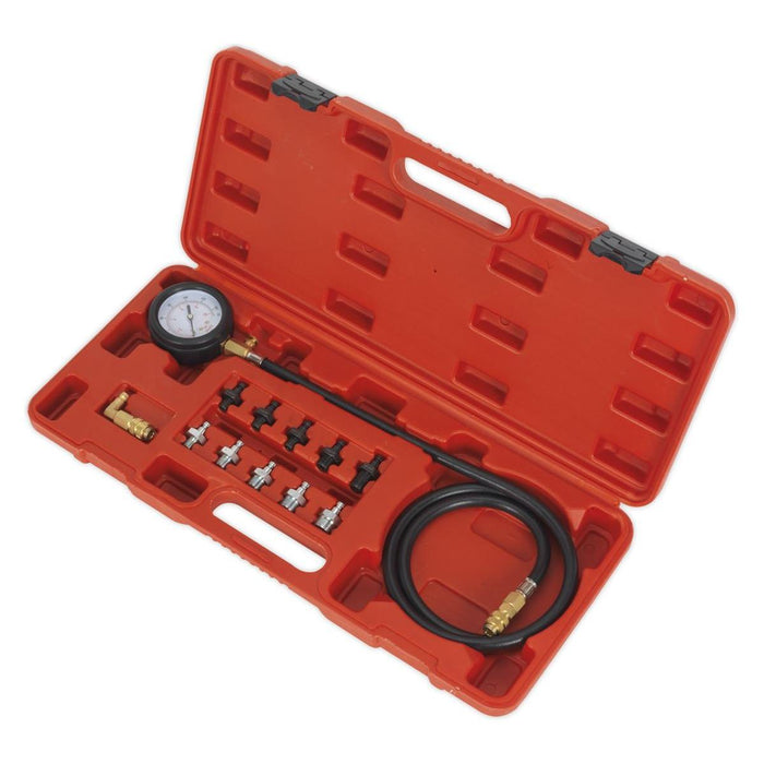 Sealey Oil Pressure Test Kit 12pc VSE203 Sealey - Town Tools 