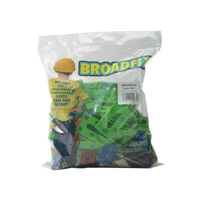 Broadfix Green Precision Wedges (Bag 100) Broadfix - Town Tools