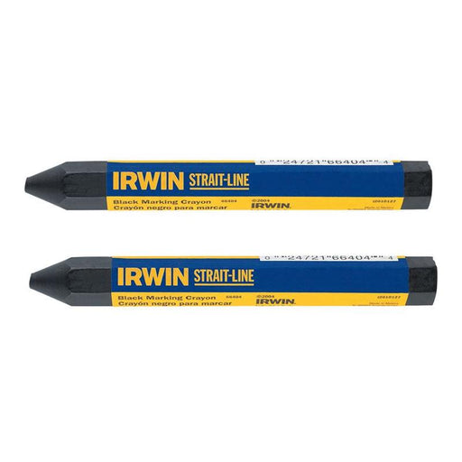 Irwin® Strait-Line® Crayon Black (Card 2) IRWIN® STRAIT-LINE® - Town Tools