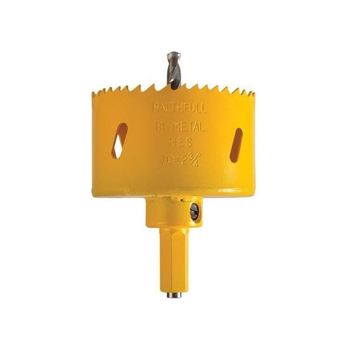 Faithfull Soffit Cutter Holesaw 70mm One Piece Faithfull - Town Tools