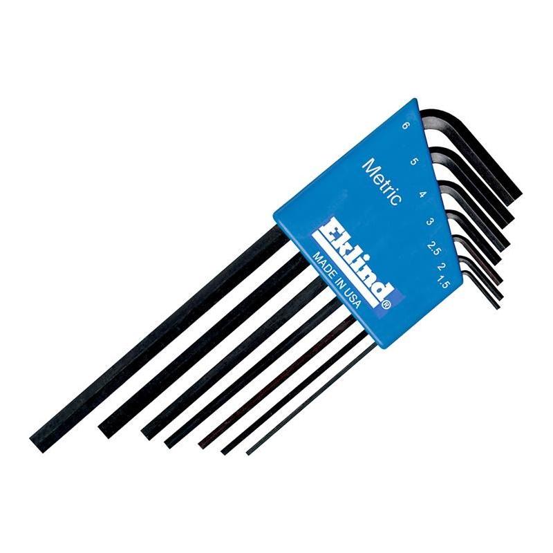 Eklind REK10507 Metric Long Handle Hex L-Key Set, 7 Piece Eklind - Town Tools
