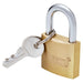 Draper Brass Cylinder Padlock, 30mm Draper - Town Tools