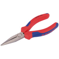 Draper Knipex 25 02 140 SB Long Nose Pliers - Heavy Duty Handles, 140mm 49171