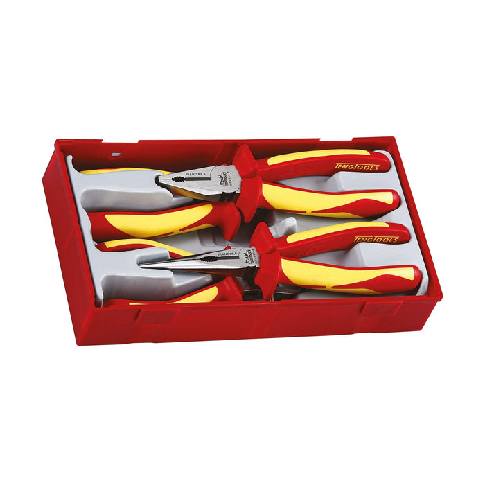 Teng Tools Insulated Plier Set TT1 4 Pieces Teng Tools - Town Tools 