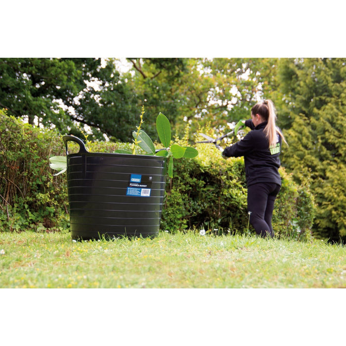 Draper Multi-Purpose Flexible Bucket, 42L Capacity, Black 43475 Draper - Town Tools 