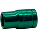 Sealey 1/2"Dr Coloured Socket 13mm (Blue/Green)