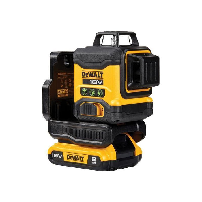 Dewalt Power Tools DCLE34031D1 3 x 360° Multi Line Laser 18V 1 x 2.0Ah Li-ion DeWALT Power Tools - Town Tools