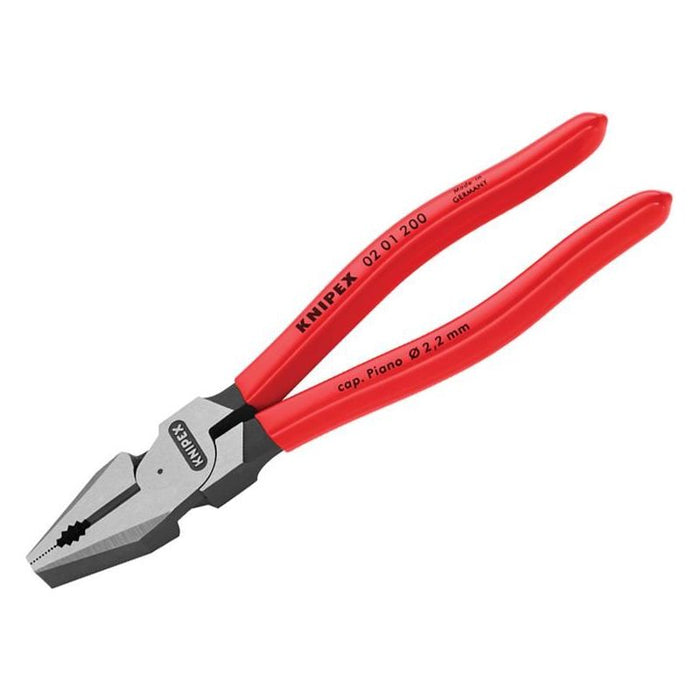 Knipex High Leverage Combination Pliers PVC Grip 200mm (8in) Knipex - Town Tools