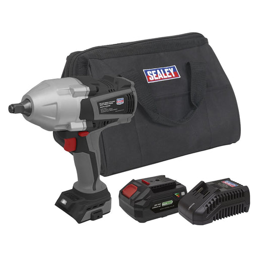 Sealey Premier Premier SV20 Series Cordless Impact Wrench Kit 20V 4Ah Sealey Premier - Town Tools 