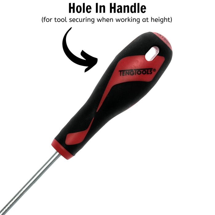 Teng Tools PZ Screwdriver PZ2 x 150mm L Teng Tools - Town Tools 