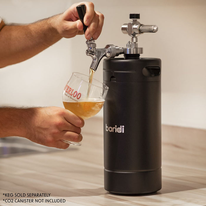 Baridi Mini Keg UK Beer Tap and CO2 Regulator DH102 Baridi - Town Tools 