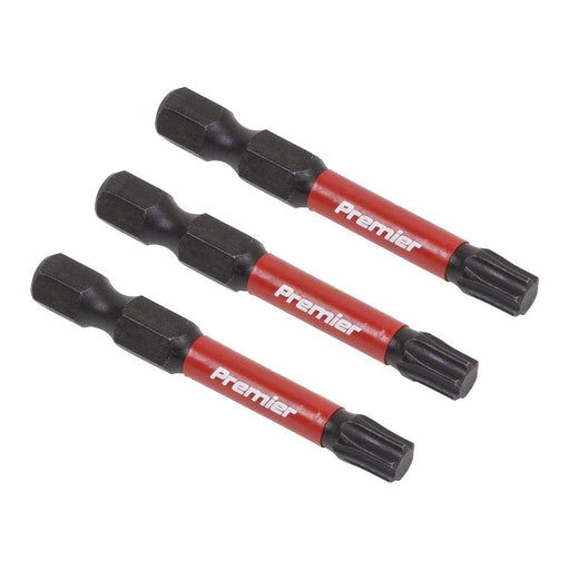 Sealey TRX-Star* T30 Impact Power Tool Bits 50mm 3pc AK8245 Sealey - Town Tools 