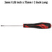 Teng Tools Flat Screwdriver 0.5 x 3.0 x 75mm S Teng Tools - Town Tools 