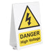 Sealey High Voltage Vehicle Warning Sign HVS1 Sealey - Town Tools 