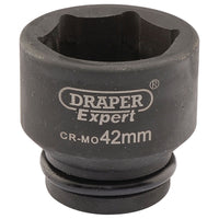 Draper Expert HI-TORQ 6 Point Impact Socket, 3/4" Sq. Dr., 42mm