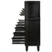 Draper BUNKER 10 Drawer Combined Roller Cabinet and Tool Chest, 26", Black