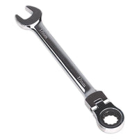 Sealey Flexi-Head Ratchet Combination Spanner 17mm FHRCW17