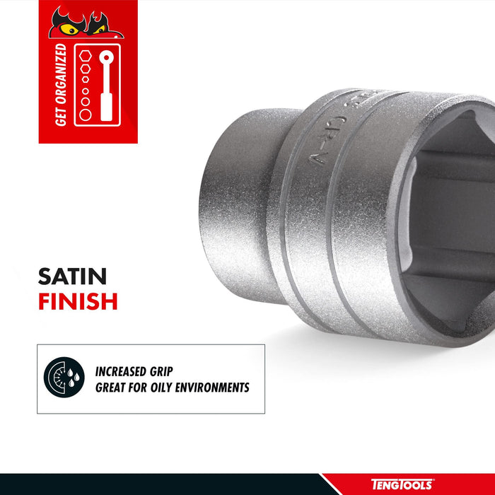 Teng Tools 1/4" Socket 6 pt AF 3/8" Teng Tools - Town Tools 