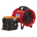 Sealey Portable Ventilator200mm with 5m Ducting VEN200 Sealey - Town Tools 