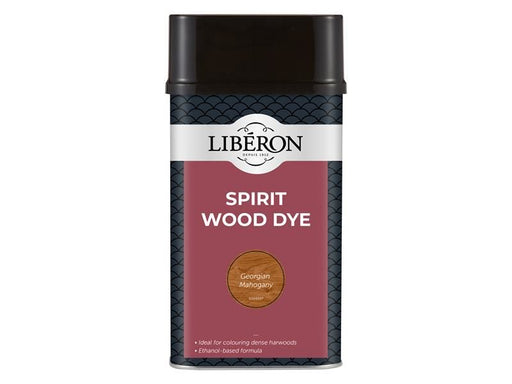 Liberon Spirit Wood Dye Georgian Mahogany 1 litre Liberon - Town Tools