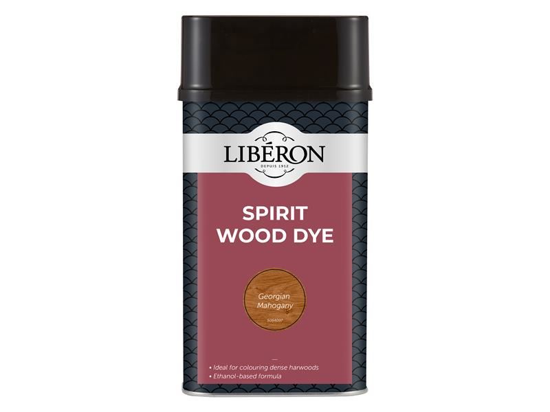 Liberon Spirit Wood Dye Georgian Mahogany 1 litre Liberon - Town Tools