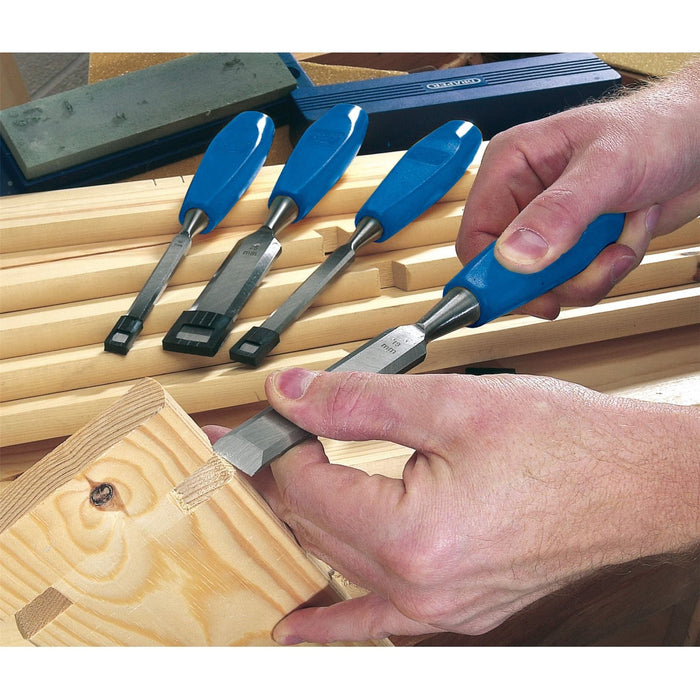 Draper Bevel Edge Wood Chisel Set (4 Piece) 69619 Draper - Town Tools 